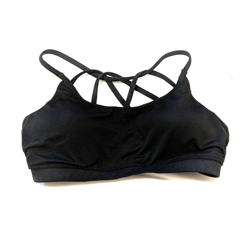 Black sports bra